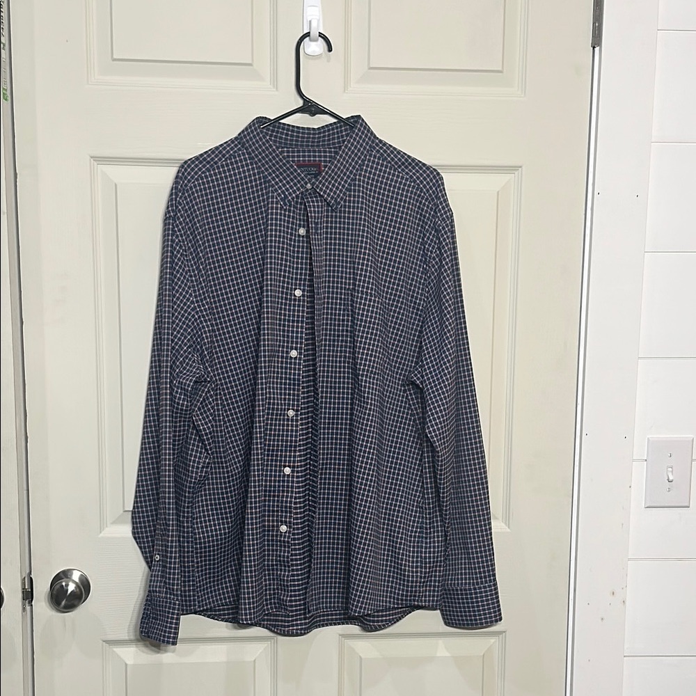UNTUCKit Blue Casual Button Down Shirt